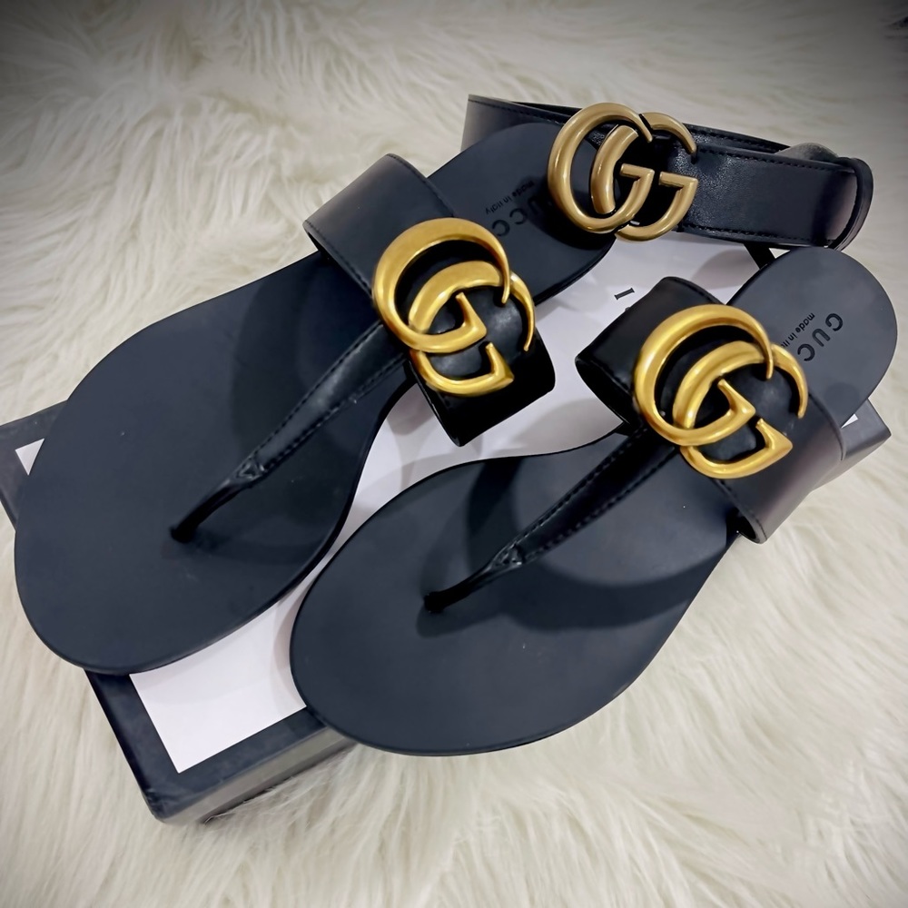 SANDALS AND BELT SET G / GNEW 8.5